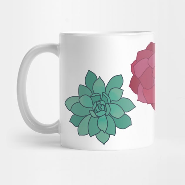 Succulent Flower Set by phogar